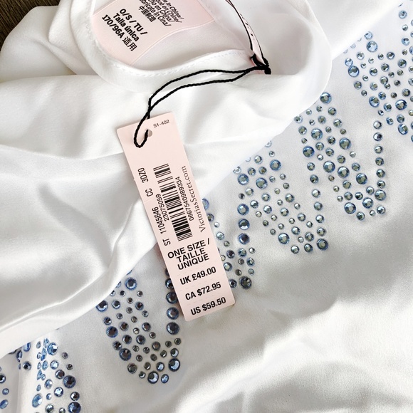 Victoria's Secret Satin White Bridal Kimono Robe - Picture 4 of 4